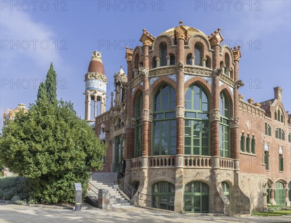 Hospital de la Santa Creu i Sant Pau by the architect Lluis Domenech i Montaner