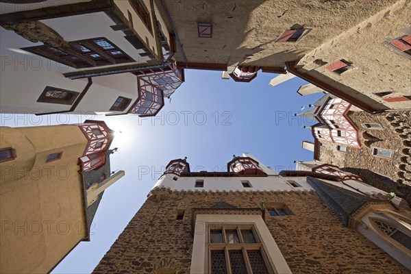 Courtyard of Eltz Castle