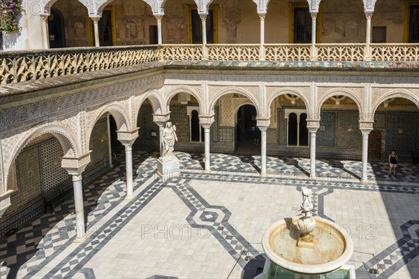 Inner courtyard with fountain