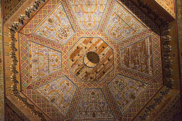 Ceiling with Arabic ornamentation