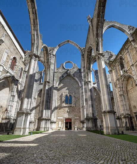 Destroyed church