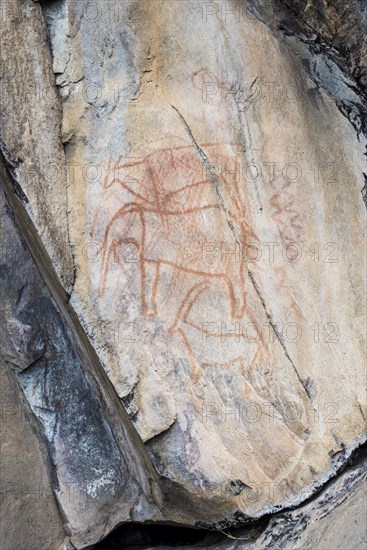 Gobabis Rock Art by the San Bushmen