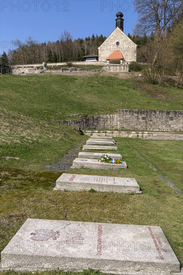 Memorial plaques on the Square of Nations in the Valley of Death