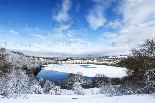 Weinfelder Maar in winter