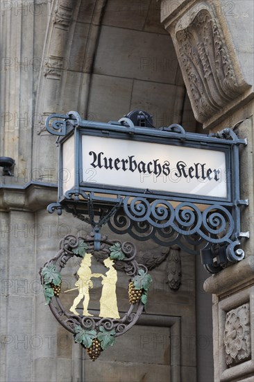 Tavern sign Auerbachs Keller