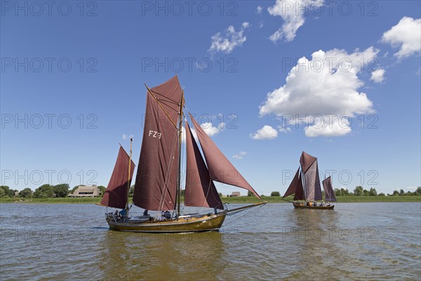 Zeesboots on Saaler Bodden