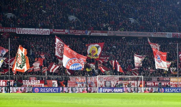 Fanblock with flags