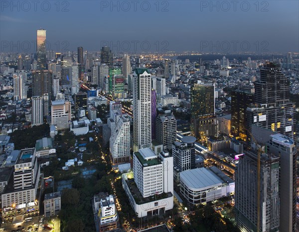 View from Lebua State Tower on skyscrapers