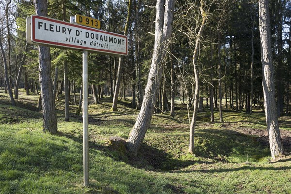 Site of the destroyed village Fleury-devant-Douaumont