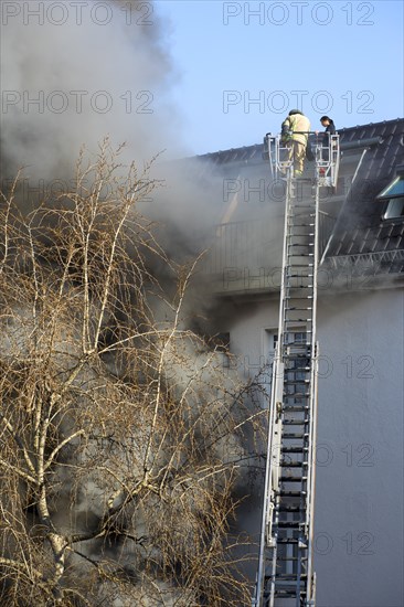 Smoke from house windows