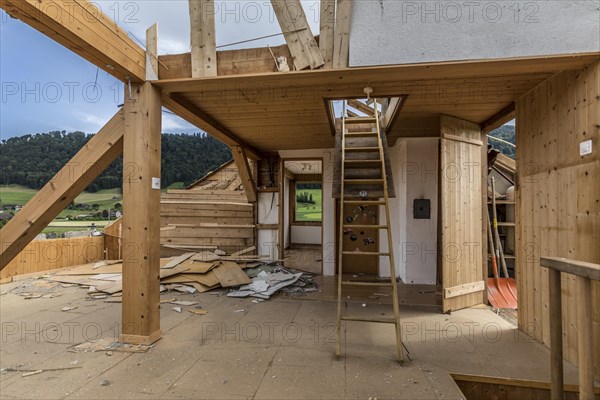 Penthouse of a house that will be demolished