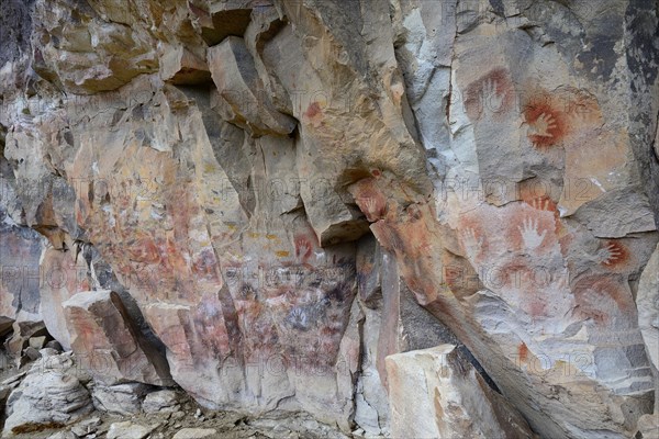 Cave paintings in the Cave of Hands