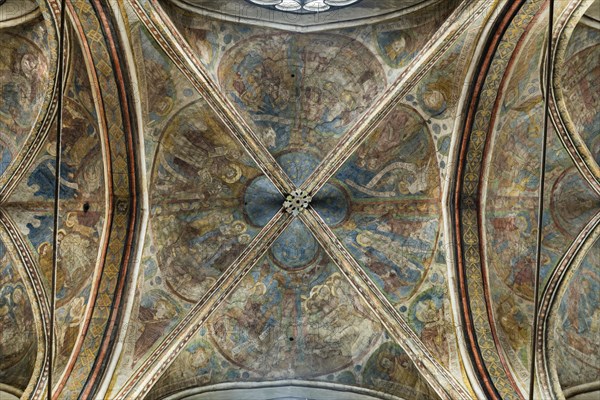 Vaulted fresco in the nave