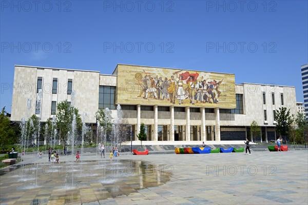 National History Museum with Shqiptaret Mosaic