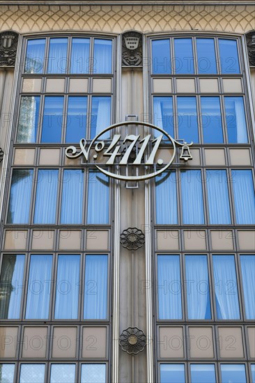 Facade with logo of Perfume 4711 Echt Kolnisch Wasser