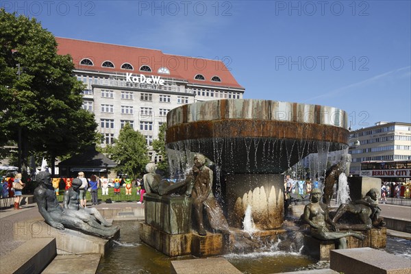 Age Fountain in front of KaDeWe