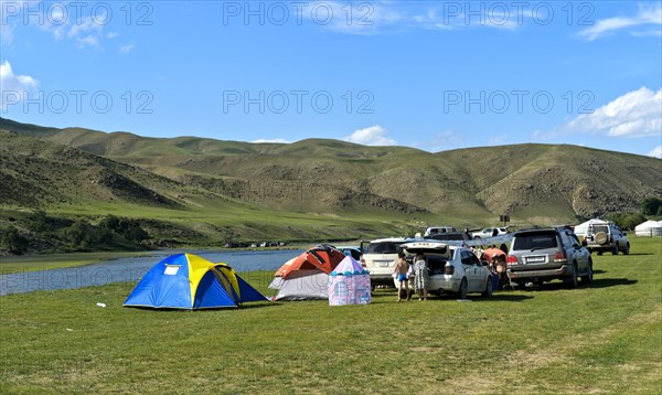 Campground at the Orchon River