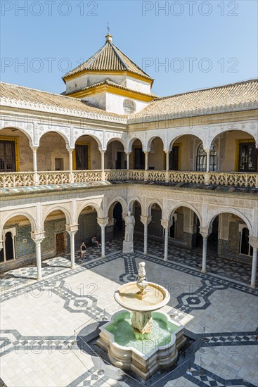 Inner courtyard with fountain