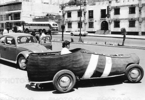 Man driving Car as a sneaker