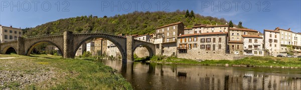 Bridge on the Allier river