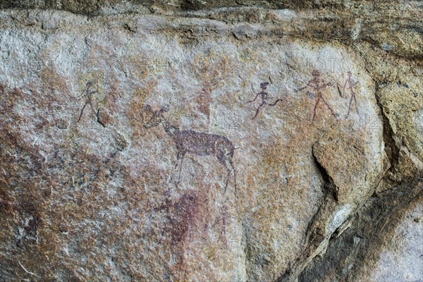 Gobabis Rock Art by the San Bushmen