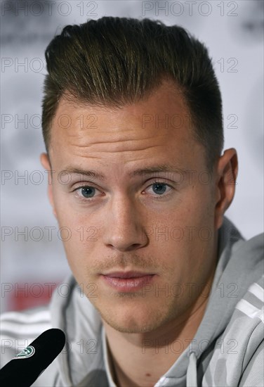 Press conference with goalkeeper Marc-Andre ter Stegen (FC Barcelona) in front of the friendly match against Spain