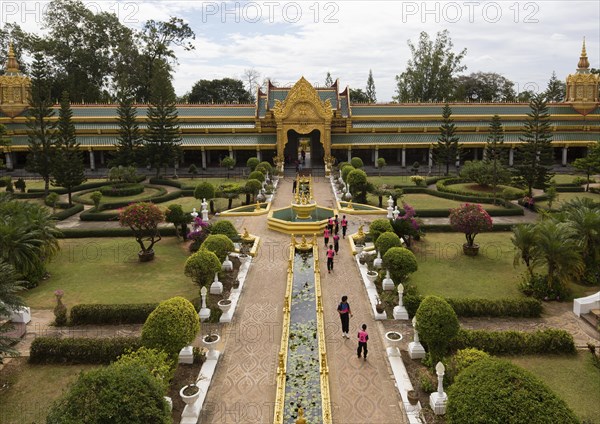 View from the Phra Maha Chedi Chai Mongkhon Pagoda