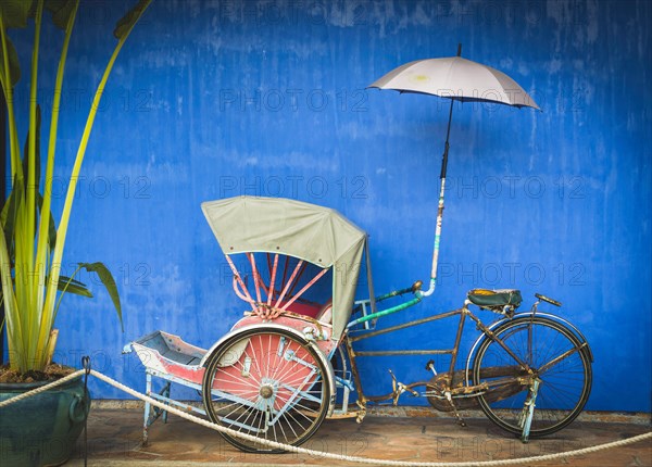 Old bicycle rickshaw