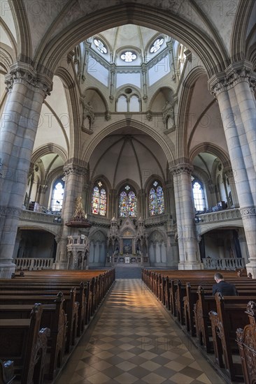 Interior with chancel