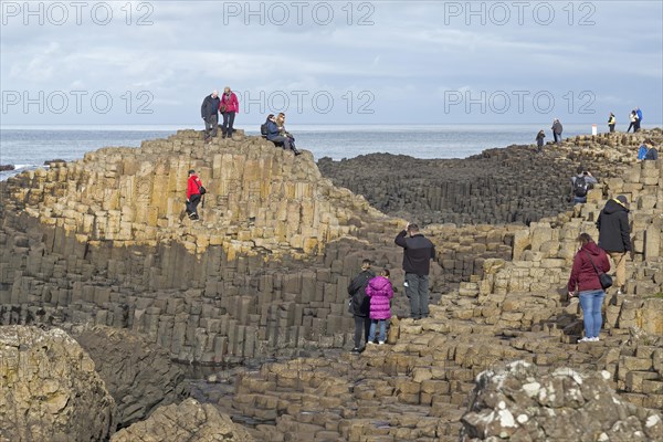 Tourists at the Basalt Columns