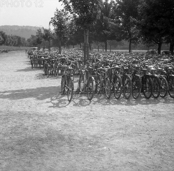 Bicycles parked