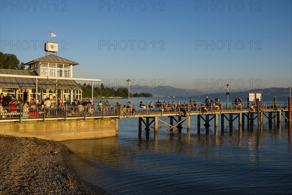 People on jetty