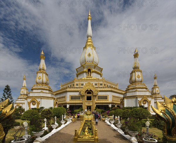 Gilded 101m high Phra Maha Chedi Chai Mongkhon Pagoda