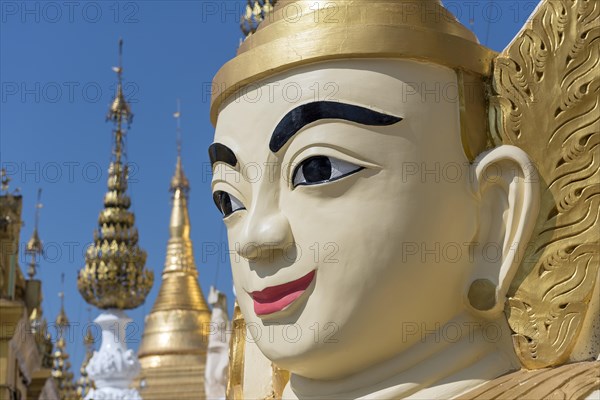 Nat spirit statue at Shwedagon Pagoda