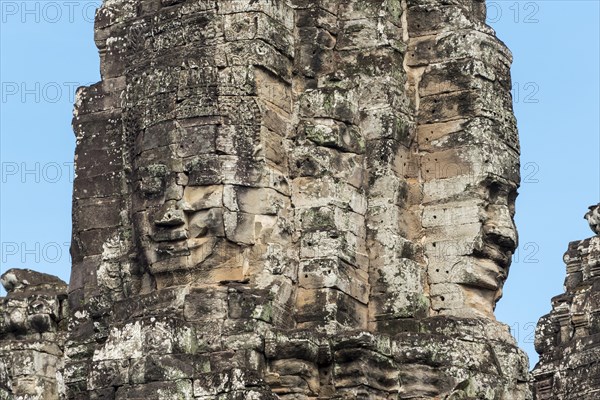 Stone Face of Bodhisattva Lokeshvara at Bayon Temple