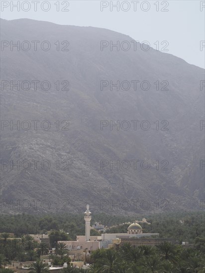 Mosque with minaret