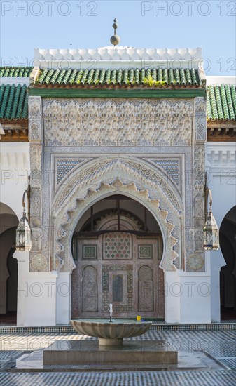 Courtyard with fountain