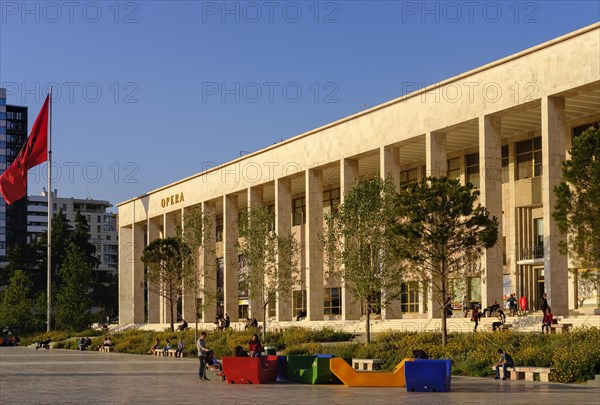 Palace of Culture with Opera House and National Library