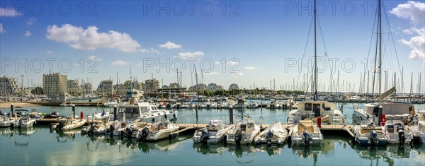 Marina of the seaside resort of La Grande Motte
