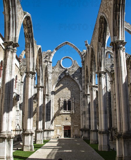 Destroyed church