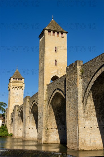 Valentre bridge on Santiago de Compostela pilgrimage road