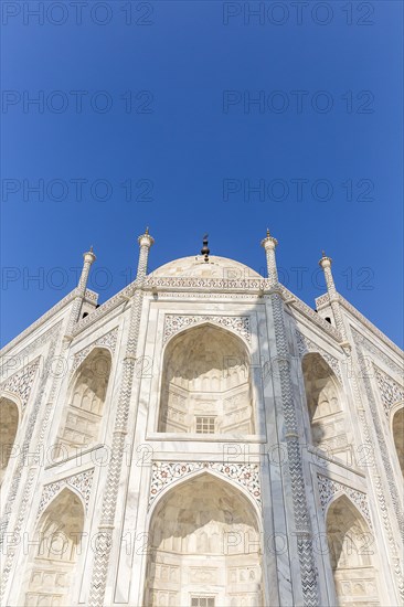 Facade of the Taj Mahal