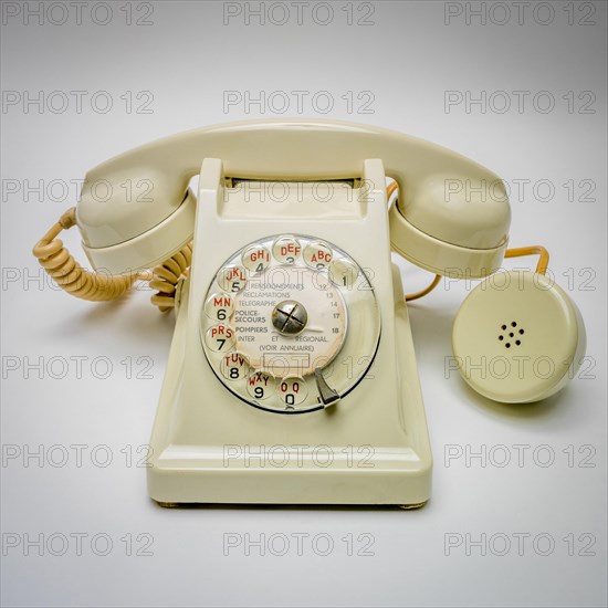 Old rotary telephone