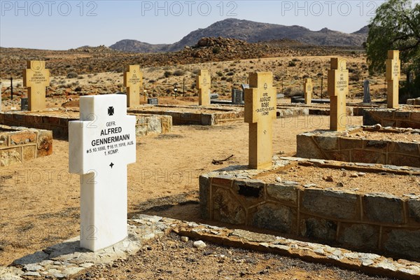 Military cemetery at Klein-Aus