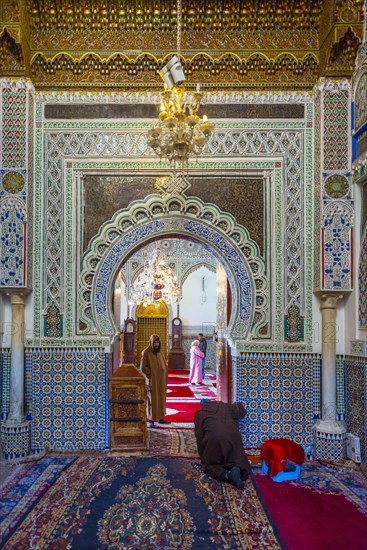 Mosaic decorated entrance