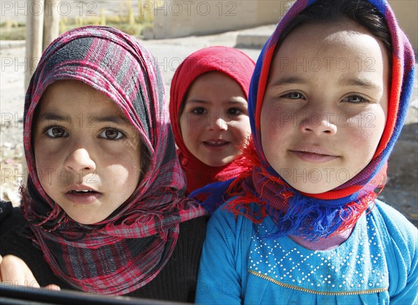 Berber children in the High Atlas Mountains