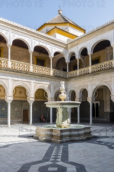Inner courtyard with fountain