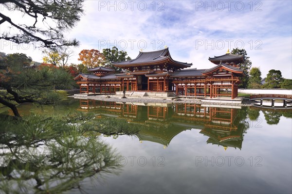Phoenix Hall or Amida hall of Byodo-in temple