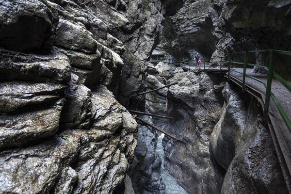 River Breitach and Breitachklamm near Oberstdorf