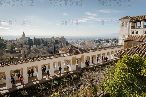 View over the Summer Palace Generalife